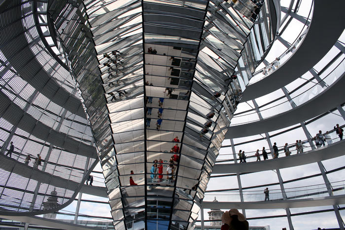 Berlin - Dome of Parliament Building