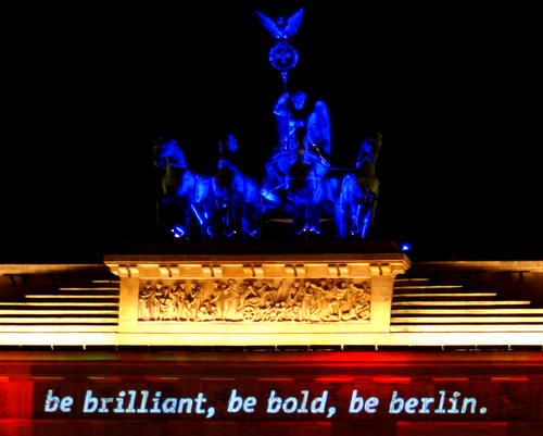 Berlin - Quadriga on top of Brandenburg Gate