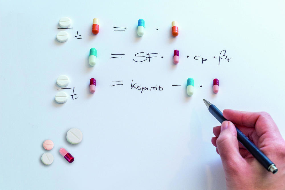 Pharmazie + Mathematik = Berechenbare Wirkung --- Was passiert eigentlich genau im Körper jedes Einzelnen nach der Einnahme eines Medikaments? Wie stark ist der Effekt des Wirkstoffs, und wie lange hält er an?