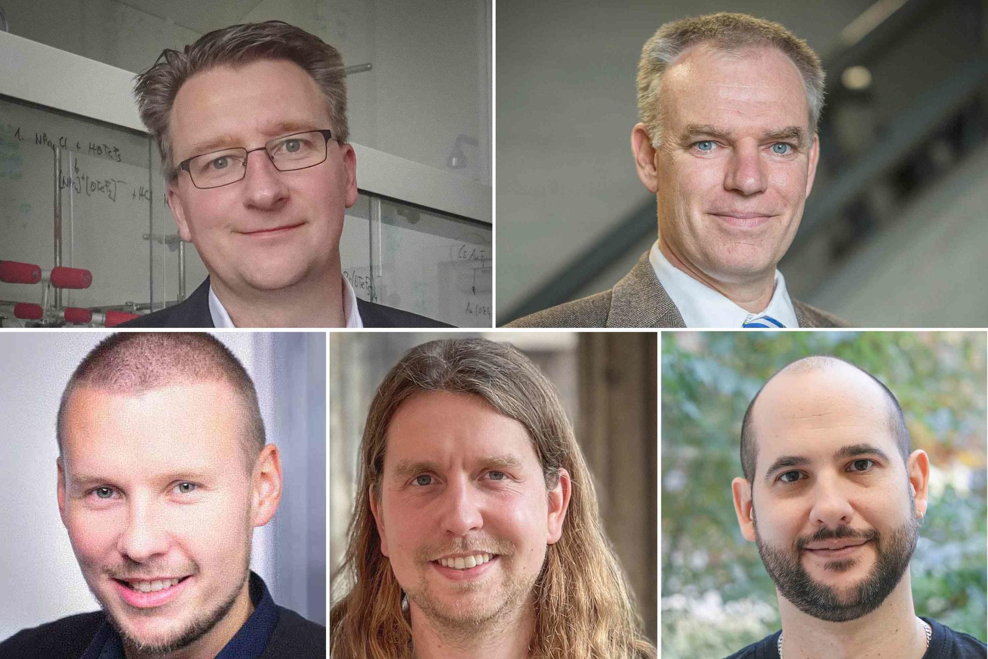 Sebastian Hasenstab-Riedel, Rainer Haag, Olaf Wagner, Merlin Kleoff und Alejandro Jose Lorente Sánchez erhalten den Dres.-Volker-und-Elke-Münch-Preis.