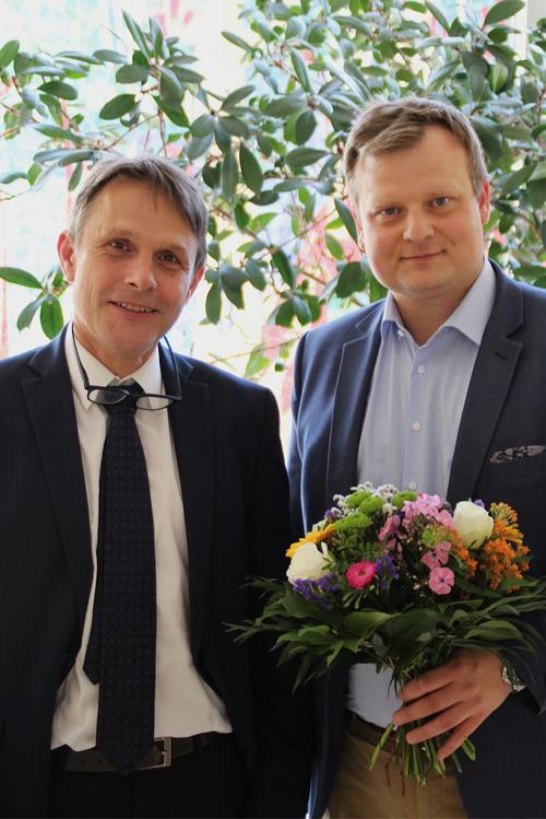 Prof. Rademann und Dr. Sobieszuk