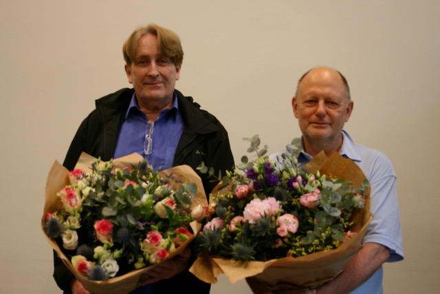 Ehrenpreis Dr. Jens Peter Fürste (links) und Dr. Chris Weise (rechts)