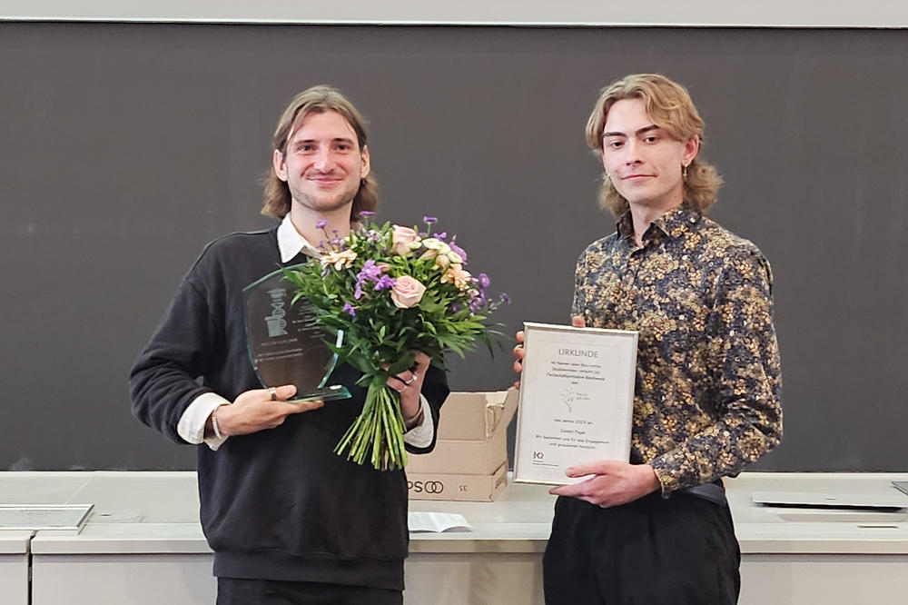 Preis für gute Lehre der Biochemie für Cüneyt Pagel